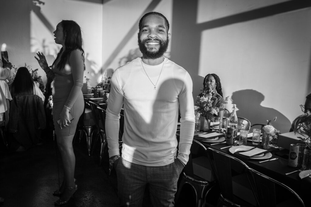 Reggie Alston (Curaleaf) attends Natural High Company's inaugural Juneteenth Emancipation Edition of the “Plates and Plants" dinner series honoring Black Changemakers in Cannabis, Hollywood, June 17th, 2022.